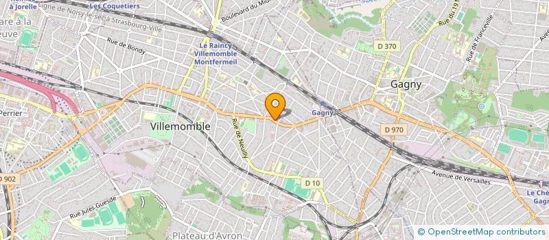 localisation de l'entreprise MONTAGE DEMONTAGE ASCENSEURS SERRURERIE à VILLEMOMBLE