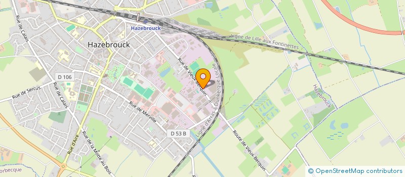 localisation de l'entreprise MONTAGE DEMONTAGE MULTISERVICES  HAZEBROUCK