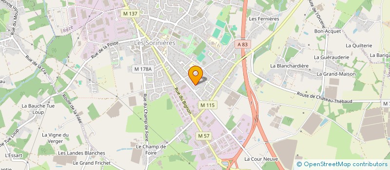 localisation de l'entreprise MONTAGE DEPANNAGE CONSEILS  LES SORINIERES