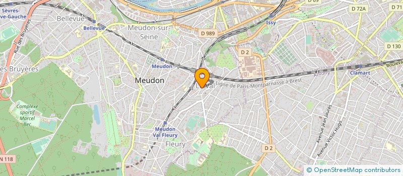 localisation de l'entreprise MONTAGE DOURIQUIAN TRICOTS à MEUDON