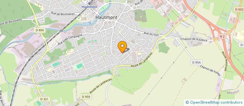 localisation de l'entreprise MONTAGE DU NORD à HAUTMONT