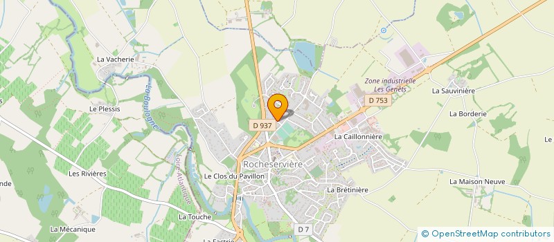 localisation de l'entreprise MONTAGE LEVAGE CHARPENTE  ROCHESERVIERE