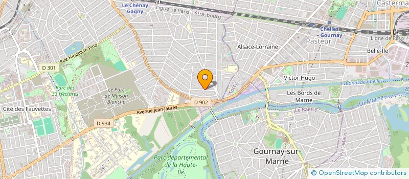 localisation de l'entreprise MONTAGE MAINTENANCE ASSISTANCE à GAGNY