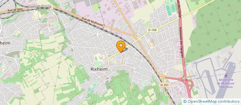 localisation de l'entreprise MONTAGE MANUTENTION ASCENSEUR à RIXHEIM