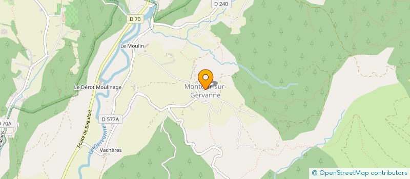 localisation de l'entreprise MONTAGE SUD-EST  MONTCLAR-SUR-GERVANNE