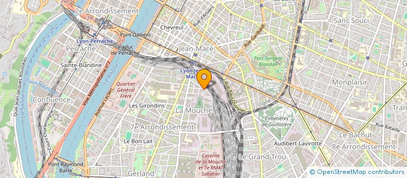 localisation de l'entreprise MONTAGE TUYAUTERIE GAINE à LYON