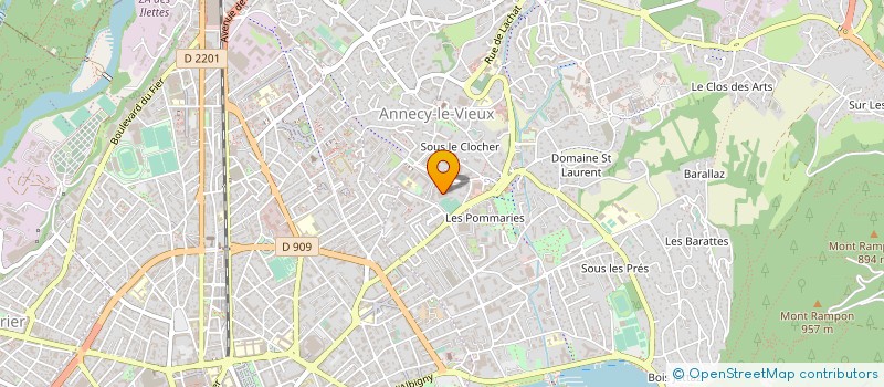 localisation de l'entreprise MONTAGE TUYAUTERIE SAVOISIENNE  ANNECY