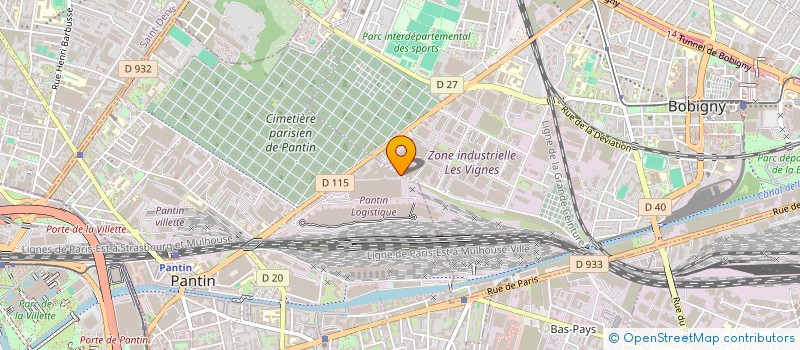 localisation de l'entreprise MONTAGES COMPOSANTS MOBILIERS à BOBIGNY