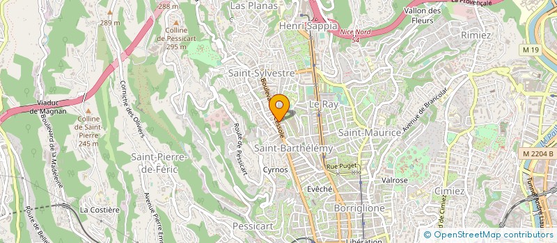 localisation de l'entreprise MONTAGES EQUIPEMENTS LOISIRS à NICE
