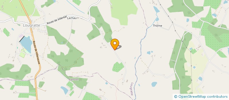 localisation de l'entreprise MONTAGNAC 24  LOUGRATTE