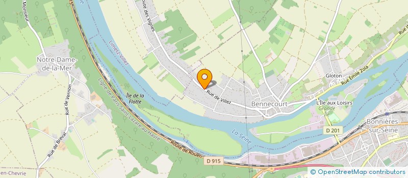 localisation de l'entreprise MONTAGNAC  BENNECOURT