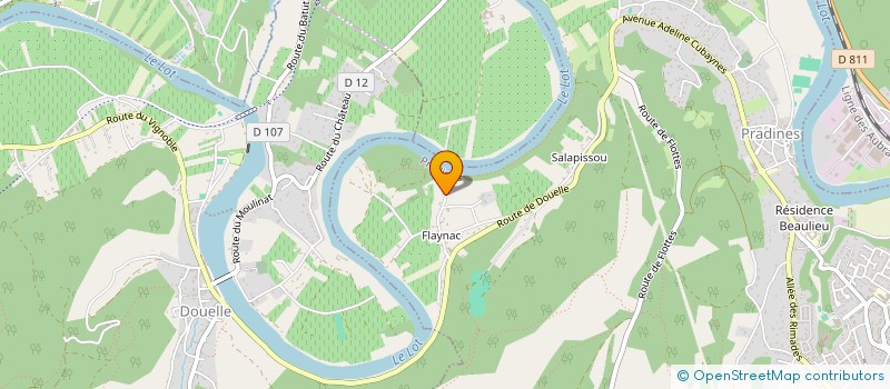 localisation de l'entreprise MONTAGNAC MTT  LE MONTAT