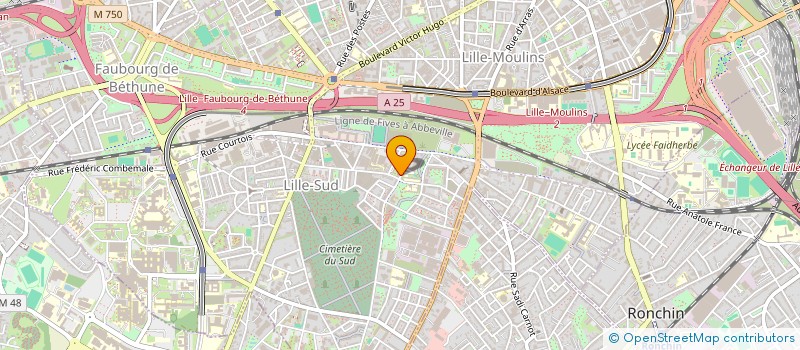 localisation de l'entreprise MONTAGNARDS 58 à LILLE