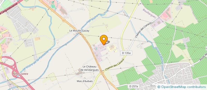 localisation de l'entreprise MONTAGNE  BOUILLARGUES