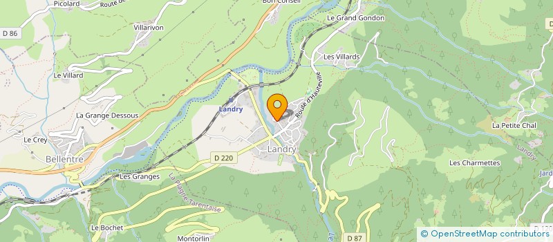 localisation de l'entreprise MONTAGNE A LA CLE  LANDRY