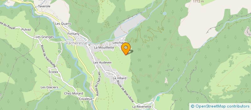 localisation de l'entreprise MONTAGNE CAFES à VACHERESSE