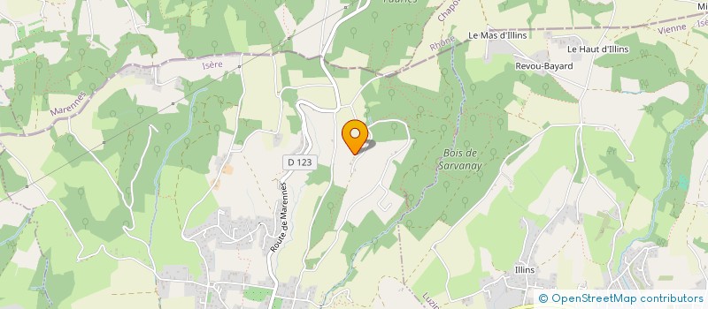 localisation de l'entreprise MONTAGNE CAPITAL à VILLETTE-DE-VIENNE