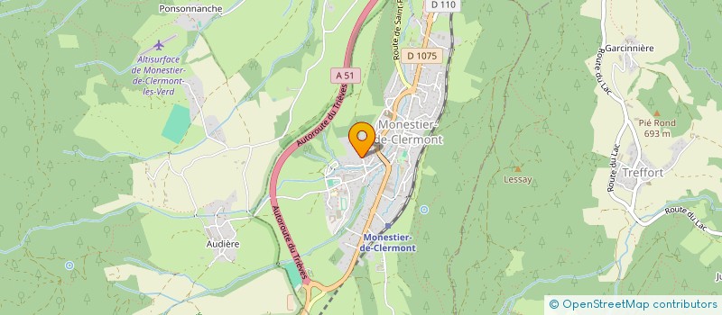 localisation de l'entreprise MONTAGNE, CONSCIENCE ET CUISSES (M2C)  MONESTIER-DE-CLERMONT