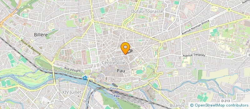localisation de l'entreprise MONTAGNE- DEL REGNO ASSOCIES à PAU