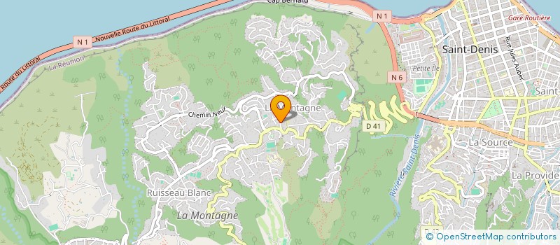 localisation de l'entreprise MONTAGNE DENTAIRE  SAINT-DENIS