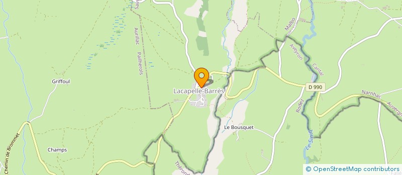 localisation de l'entreprise MONTAGNE ENERGIE à GOURDIEGES