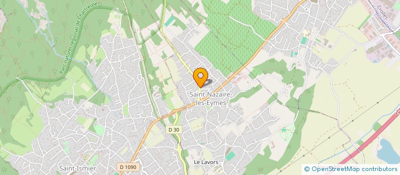 localisation de l'entreprise MONTAGNE ET BEAUJOLAIS  SAINT-NAZAIRE-LES-EYMES