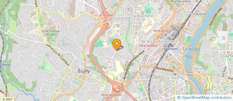 localisation de l'entreprise MONTAGNE ET JOIE  ECULLY