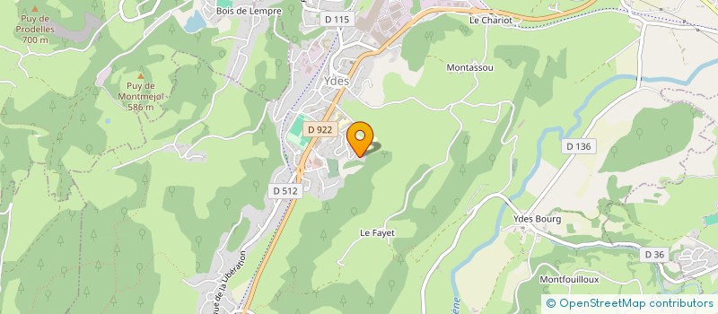localisation de l'entreprise MONTAGNE ET PLEINE NATURE à YDES