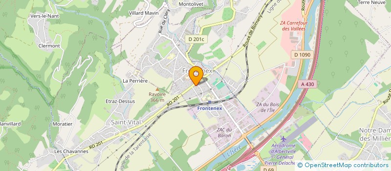 localisation de l'entreprise MONTAGNE ET TRADITIONS  SAINTE-HELENE-SUR-ISERE