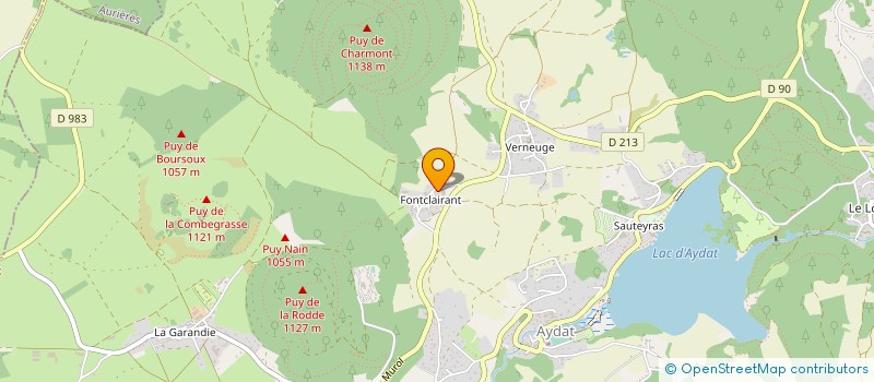 localisation de l'entreprise MONTAGNE EVASION  SAULZET-LE-FROID