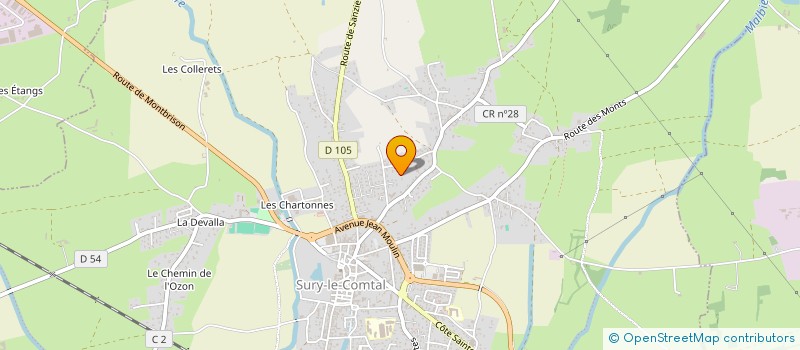 localisation de l'entreprise MONTAGNE EVASION DETENTE  SURY-LE-COMTAL