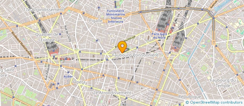 localisation de l'entreprise MONTAGNE NOIRE à PARIS