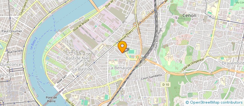 localisation de l'entreprise MONTAGNE NOIRE  BORDEAUX