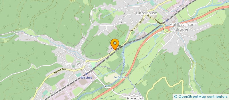 localisation de l'entreprise MONTAGNE & TERROIRS à LUTZELHOUSE
