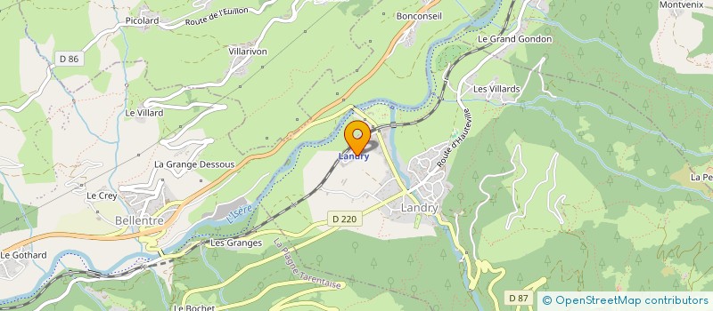 localisation de l'entreprise MONTAGNE TIR EXPERIENCE  LANDRY