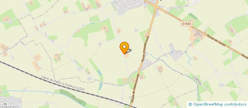 localisation de l'entreprise MONTAGNES DE FLANDRES  SAINT-POL-DE-LEON