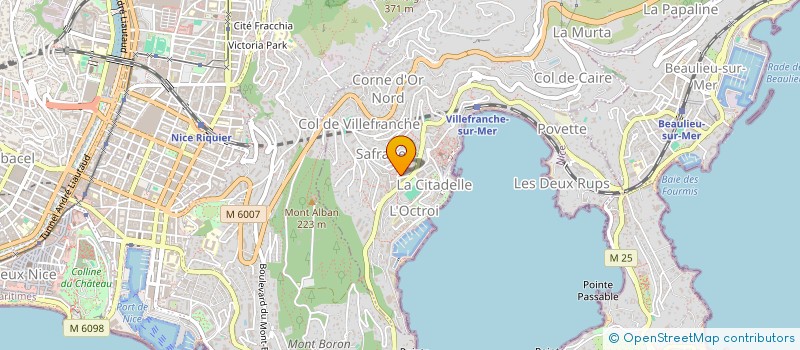 localisation de l'entreprise MONTAGNES ET MERVEILLES à VILLEFRANCHE-SUR-MER