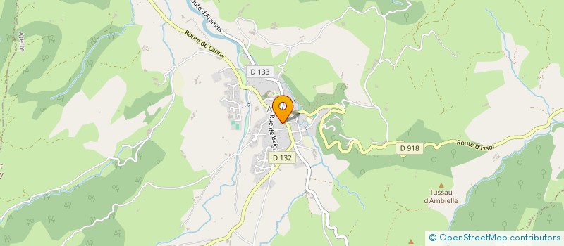 localisation de l'entreprise MONTAGNES PYRENEES CHERIES  ARETTE