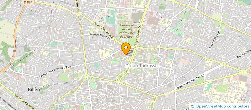 localisation de l'entreprise MONTAGNES SOLIDAIRES à PAU