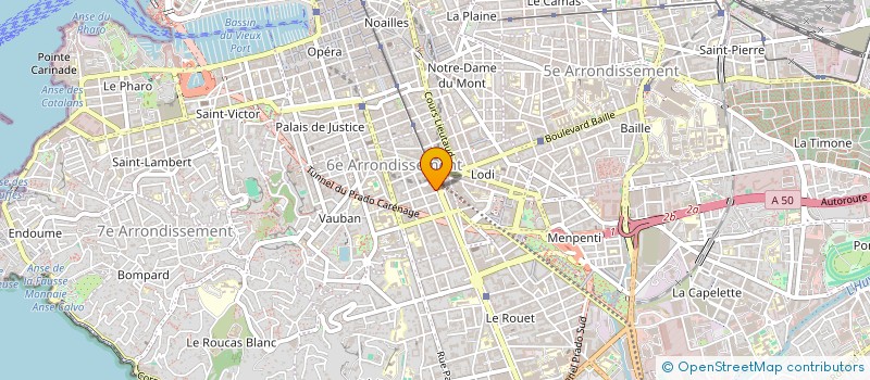localisation de l'entreprise MONTAGNEZ-VOUS à MARSEILLE