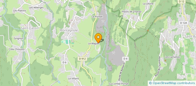 localisation de l'entreprise MONTAGNOLA  MONTAGNOLE