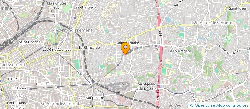 localisation de l'entreprise MONTAGNOLE à MARSEILLE