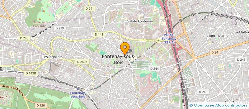 localisation de l'entreprise MONTAGNON THOMAS AGNES & ACHOUR CAROLE à FONTENAY-SOUS-BOIS