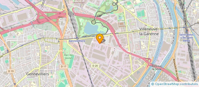 localisation de l'entreprise MONTAGRUES  GENNEVILLIERS