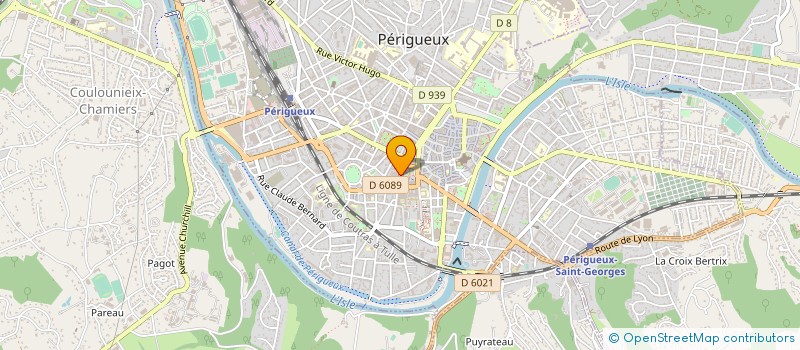 localisation de l'entreprise MONTAGU ET ASSOCIES à PERIGUEUX