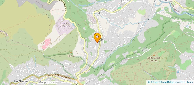 localisation de l'entreprise MONTAGU IMMOBILIER à LE BAR-SUR-LOUP