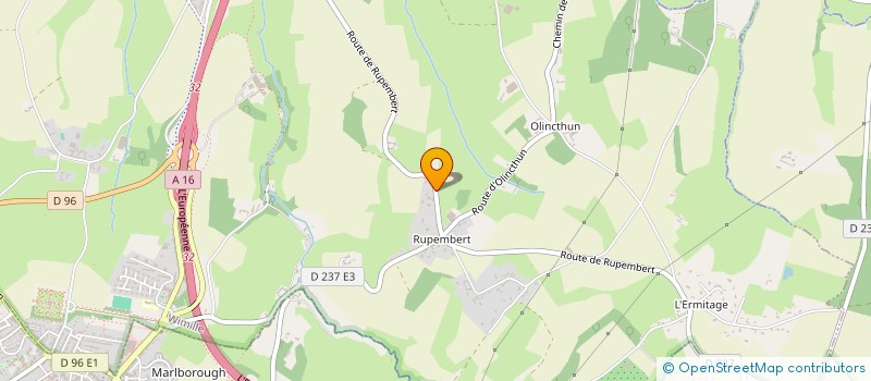 localisation de l'entreprise MONTAIGNE  WIMILLE