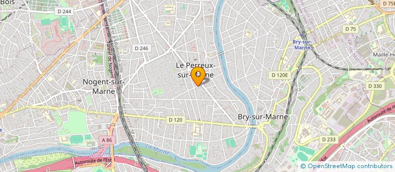localisation de l'entreprise MONTAIGNE  LE PERREUX-SUR-MARNE