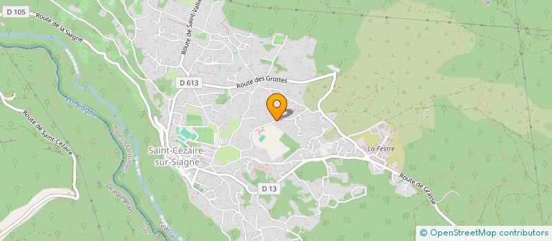 localisation de l'entreprise MONTAIGNE à SAINT-CEZAIRE-SUR-SIAGNE