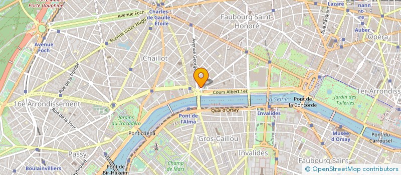 localisation de l'entreprise MONTAIGNE ALMA  PARIS